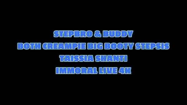 NAUGHTY STEPSISTER TAISSIA SHANTI THREESOME w STEPBROTHER & HIS PAL
