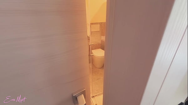 Spying on teen Stepsister in shower when she’s shaving hairy pussy and get caught while jerking off – Eva Myst