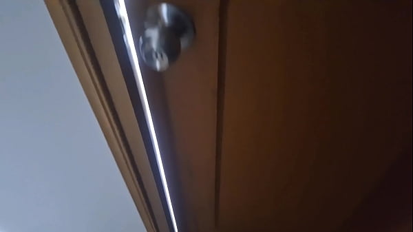 I masturbate watching my stepsister shower, she discovers me and gets hot with my cock